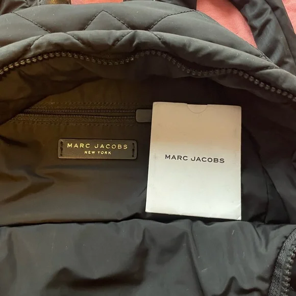 Marc Jacobs Quilted Black Backpack - Picture 2 of 8